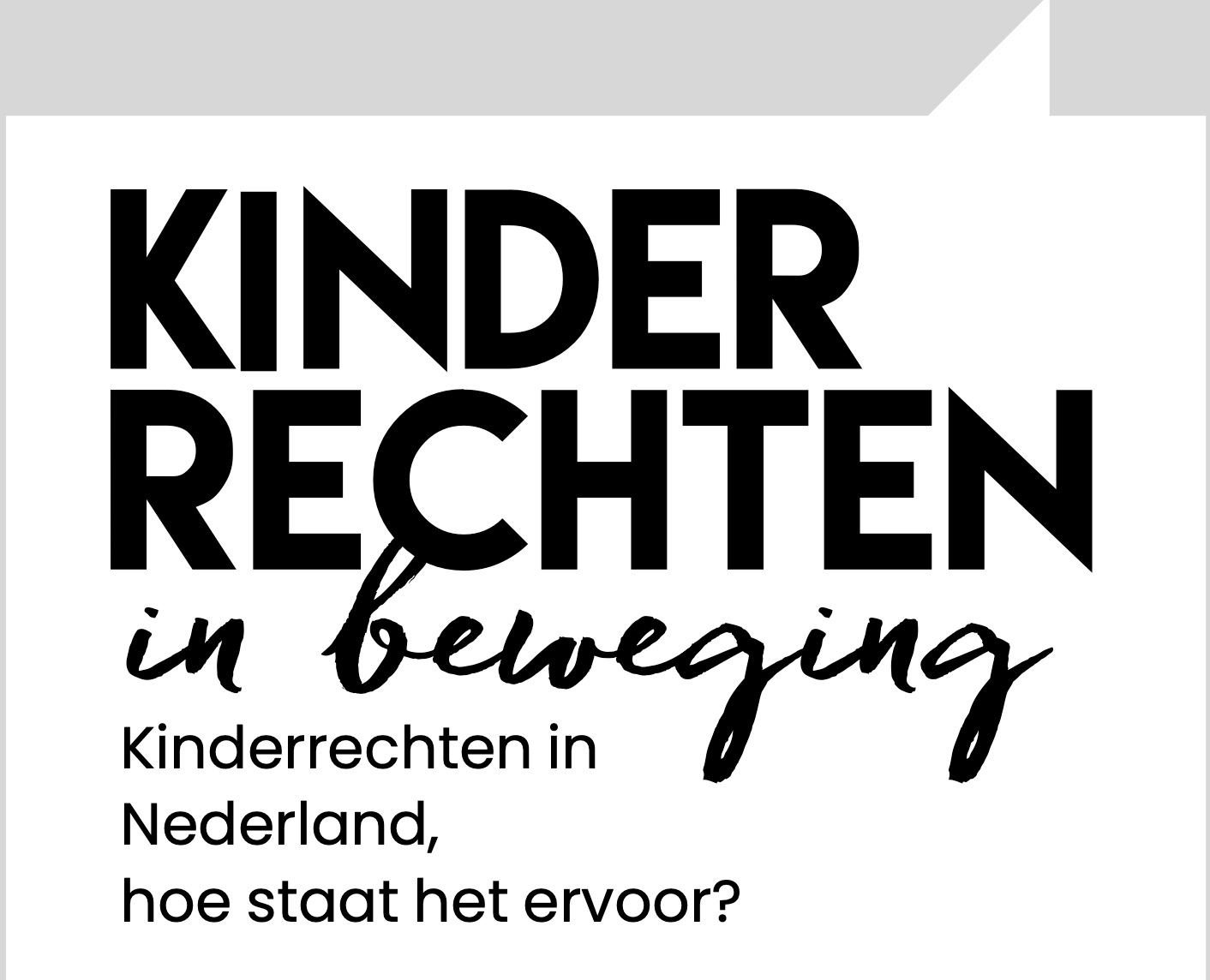 Logo kinderrechten in beweging